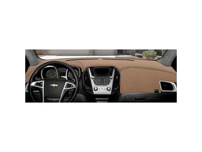 Custom Fit Dash Cover; Velour Vanilla (1967 Corvette C2 w/ A/C)