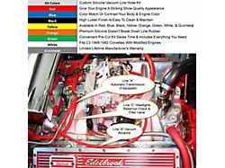 Corvette Custom Silicone Vacuum Line Kit, 1968-1982