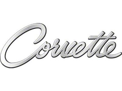 Corvette Decal, Corvette Script, 1963-1965