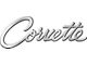 Corvette Decal, Corvette Script, 1963-1965