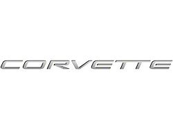 Corvette Decal, CORVETTE Script, 1997-2004