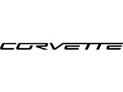 Corvette Decal, CORVETTE Script, 2005-2013