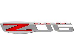 Corvette Decal, Z06 505HP Script, 2006-2013