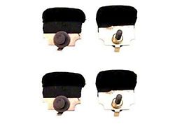 Door Glass Cushion Kit with Bolts; Driver and Passenger Side (69-96 Corvette C3 & C4)