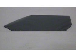 Door Glass; Custom Grey Tint; Driver Side (74-82 Corvette C3 Coupe)