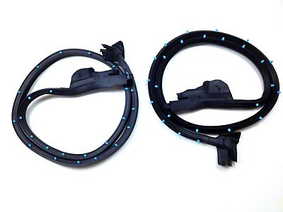 Metro Moulded Parts Door Weatherstrip Seal Kit – Pair For 1969-1977 Chevy Corvette Coupe – LM 19-C