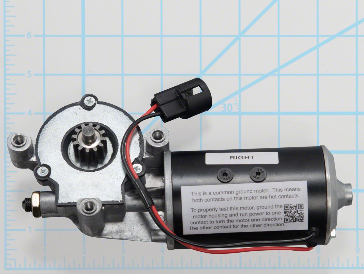 出すブ49/カーデ50/ス68/ワ100 Ecklers Power Window Motor; Driver Side (55-67 Corvette C1, C2)