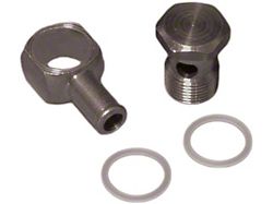 Corvette Edelbrock 90d Carburetor Fuel Line Fitting 