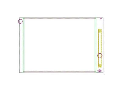 ExactFit CrossFlow Radiator; 1-Row (89-96 Corvette C4 w/ Automatic Transmission)