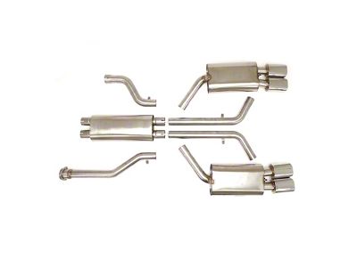 Corvette Exhaust, B&B, Tri-Flo LT4 Performance, 2-1/2, 1996