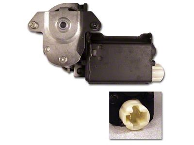 Flat Style Power Window Motor; Driver Side (Late 76-82 Corvette C3)