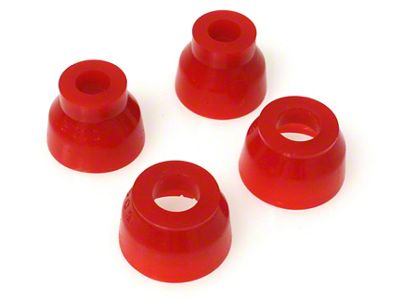 Front Ball Joint Dust Boots; Red (63-82 Corvette C2 & C3)