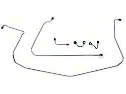 Front Brake Line Set; OE Steel (1967 Corvette C2 w/ Manual Brakes)