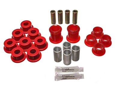 Front Control Arm Bushings; Red (84-96 Corvette C4)