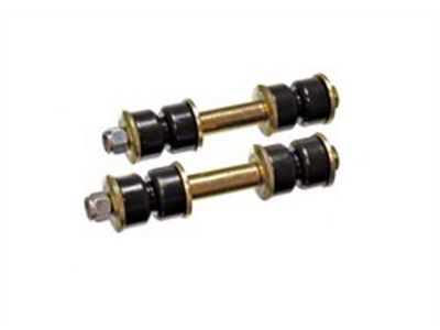 Front Sway Bar End Links; 1-5/8-Inch; Black (63-82 Corvette C2 & C3)