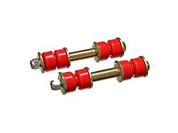 Front Sway Bar End Links; 1-5/8-Inch; Red (63-82 Corvette C2 & C3)