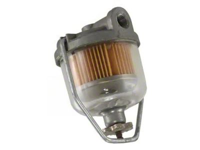 Corvette Fuel Filter Assembly, Glass Bowl, 1956-1962