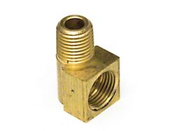 Corvette Fuel Pump Fitting, 90d Outlet, 1963-1966, 1970-1981