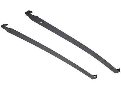 Fuel Tank Mounting Straps; EDP Coated Galvanized Steel (63-67 Corvette C2)