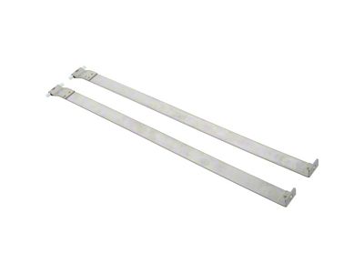 Fuel Tank Mounting Straps; Stainless Steel (56-62 Corvette C1)