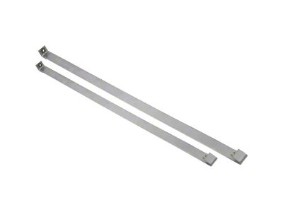 Fuel Tank Mounting Straps; Stainless Steel (68-74 Corvette C3)