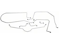Full Brake Line Set; OE Steel (63-64 Corvette C2 w/ Manual Brakes)