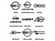 Corvette Glass, Heavy Base Cooler, Set Of Four, 15 Ounce, 1953-2013 Corvette Designs