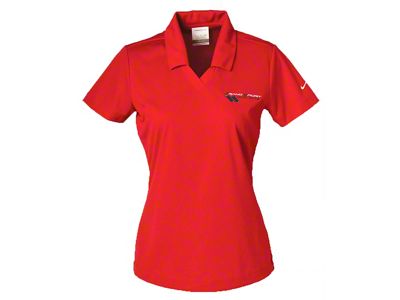 Corvette Grand Sport Ladies Nike Golf Shirt, Varsity Red