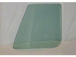 Hardtop Rear Corner Back Glass; Green Tint; Driver Side (1963 Corvette C2 Coupe)