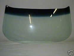 Hardtop Windshield; Green Tint (63-67 Corvette C2 Coupe)