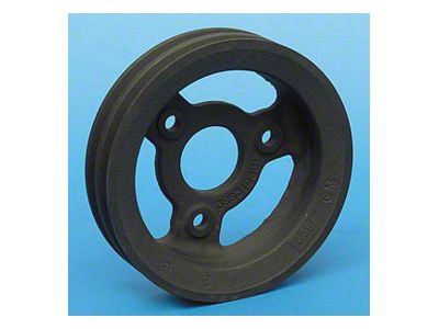 Corvette Harmonic Balancer Pulley, 2-Groove, Big Block, Cast Iron, 1965-1971