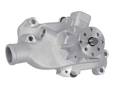 High Volume Short Water Pump; Natural (55-67 Small Block V8 Corvette C1 & C2)