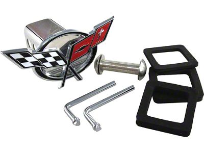Corvette Hitch Cover 2 With C5 Logo