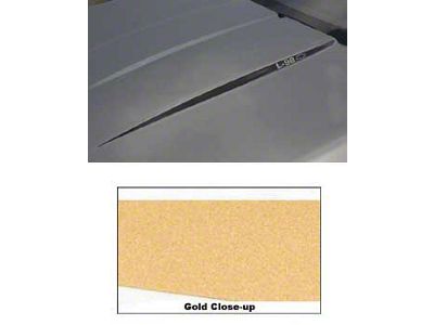 Corvette Hood Decal Kit, L98, Gold, 1985-1991