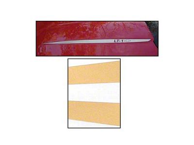 Corvette Hood Decal Kit, LT1, Gold, 1992-1996