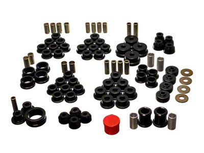 Hyper-Flex System Complete Bushing Kit; Black (84-96 Corvette C4)