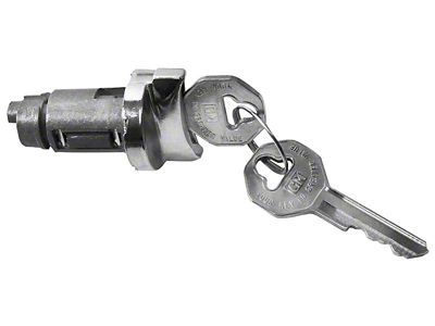 Ignition Lock Cylinder with Octagon Head Keys (53-64 Corvette C1 & C2)
