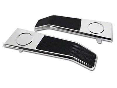 Inner Door Handles with Emblem; Driver Side (68-77 Corvette C3)