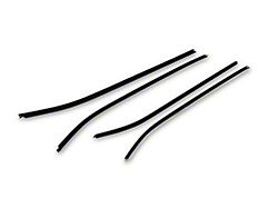 Inner and Outer Belt Weatherstrip Kit; Driver and Passenger Side (69-82 Corvette C3 Coupe)