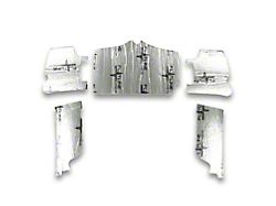 Insulation and Sound Dampening Kit; Convertible Top Well (56-60 Corvette C1)