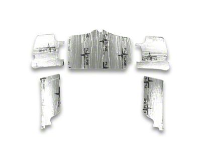 Insulation and Sound Dampening Kit; Convertible Top Well (56-60 Corvette C1)