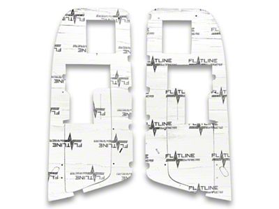 Insulation and Sound Dampening Kit; Door (84-96 Corvette C4)