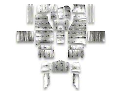Insulation and Sound Dampening Kit; Full (56-60 Corvette C1)