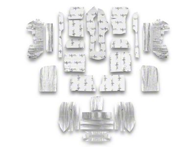Insulation and Sound Dampening Kit; Full (76-82 Corvette C3 Coupe w/ T-Top)