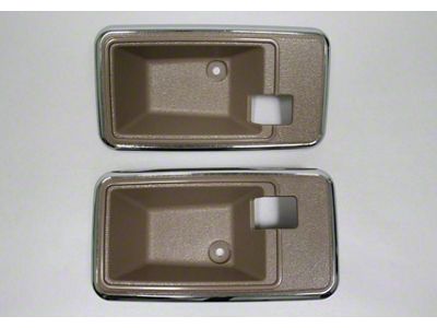 Interior Door Bezels; Camel Tan (78-82 Corvette C3)