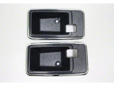 Interior Door Bezels; Dark Blue (78-82 Corvette C3)