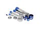 Corvette K&N Hose Cover Kit Universal Stainless Steel With Blue Clamps