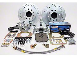 Legend Series HP Rear Disc Brake Conversion Kit; Cast-Iron Calipers (53-62 Corvette C1)