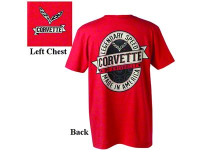 Corvette Legendary Speed, Made in America Shirt