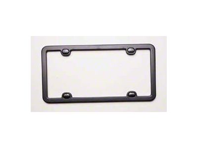 Corvette License Plate Frame Altec Matte Black